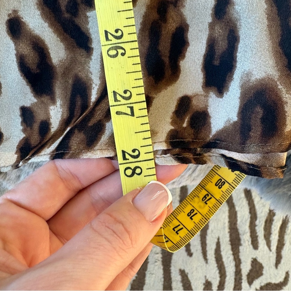 Alison Taylor Animal Leopard‎ Print Blouse Mob Wife Femme Fatal Valentine’s 1X - Picture 9 of 9